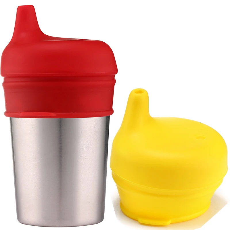 BPA Бесплатно FDA чашки соломы класса Мягкие силиконовые крышки для ребенка, чашки крышки с пластиковыми коробками упаковочная чаша крышка