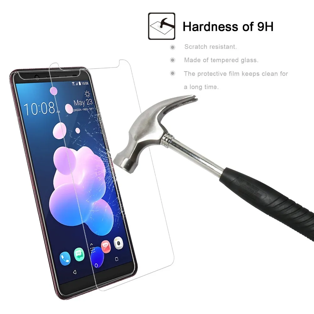 9H 2.5D защита для экрана закаленное стекло HTC Desire 610 626 825 828 One M7 M8 M9 M10 E8 X9 A9 E9 Plus