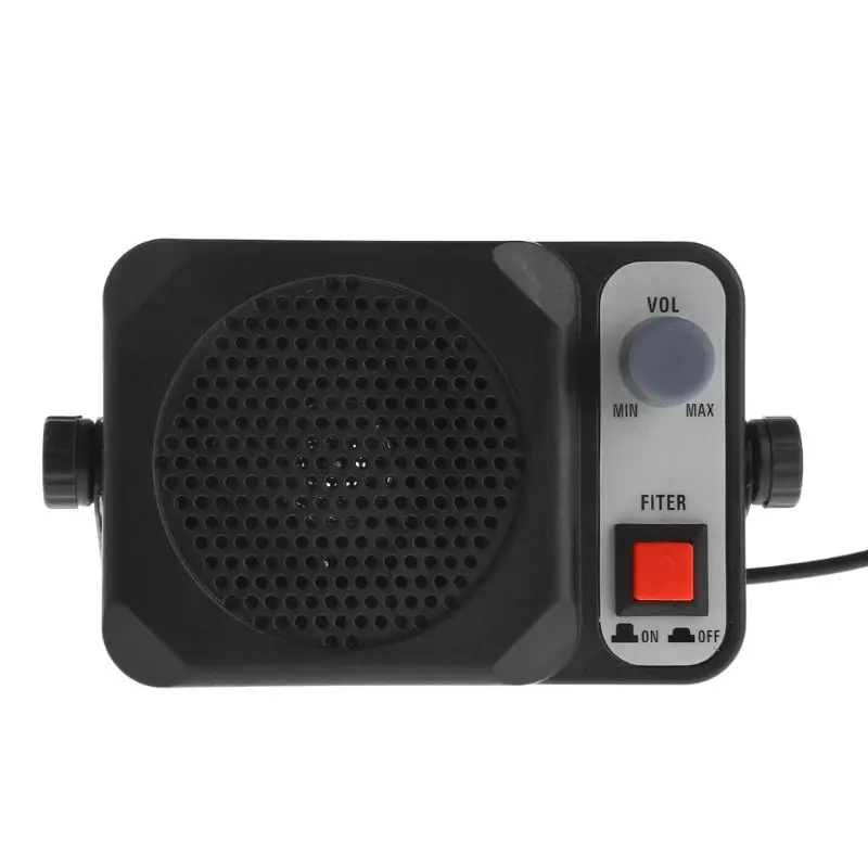 

OOTDTY New Heavy Duty TS-650 Mini External Speaker For YAESU ICOM KENWOOD CB Radio 3.5MM High Quality