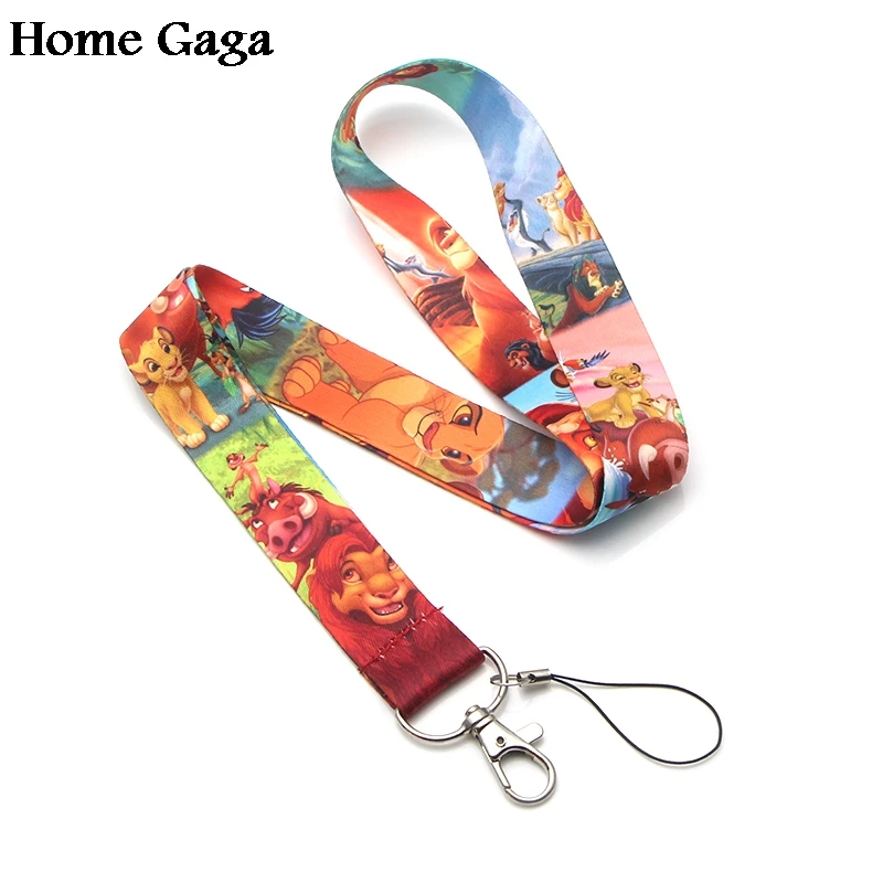 Homegaga Король Лев Мультяшные шнурки на шею ремни телефоны ключи сумки камеры id карты Держатели брелок тесьма ленты D1876