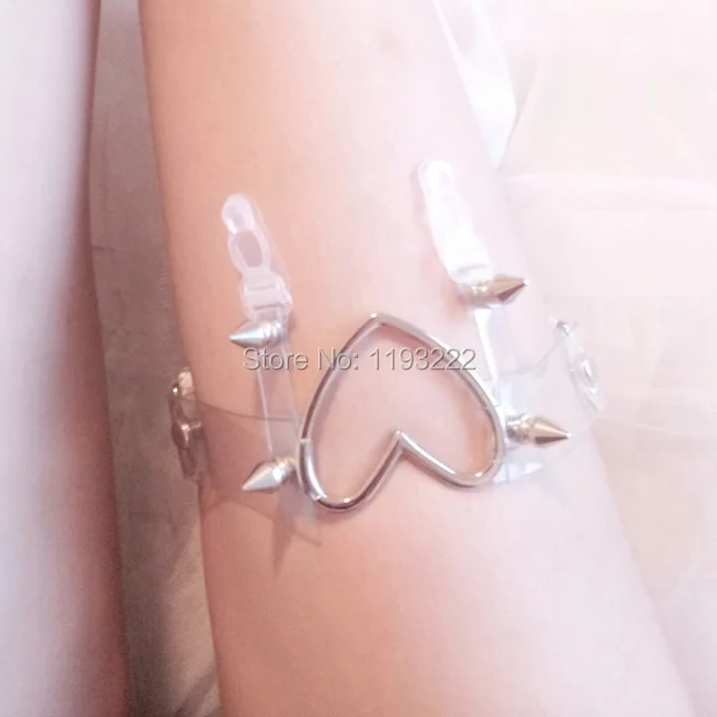 Заклепки ручной работы в стиле Харадзюку прозрачные виниловые однорядные