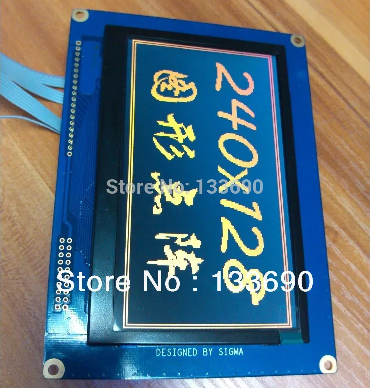 1 шт. модуль ЖК дисплея 8080x240 8 бит 128 параллельный порт T6963 TFT промышленного класса *