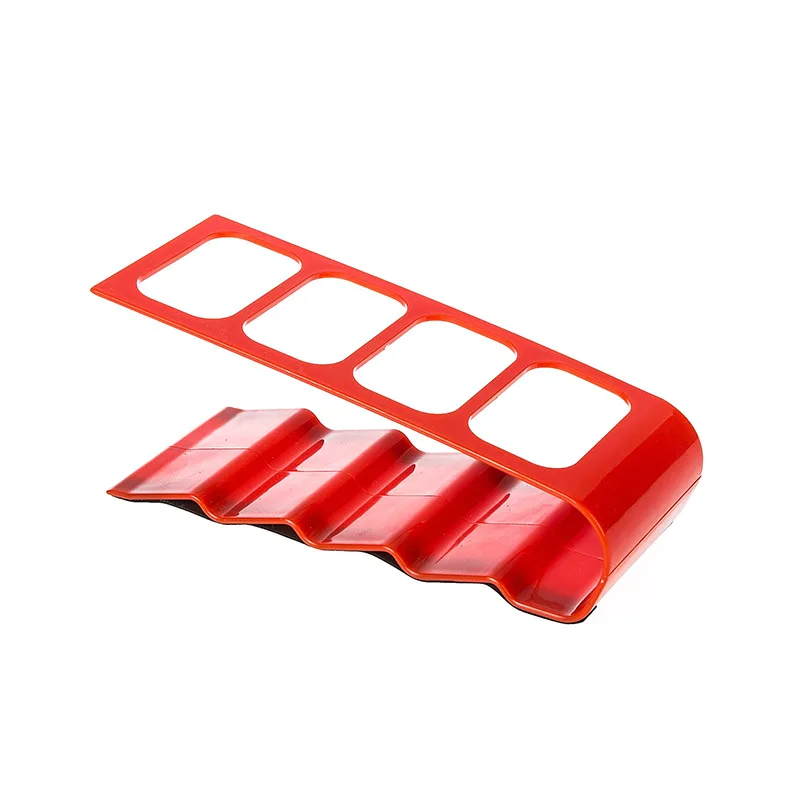 Red 4 рамки держатель Подставка для Хранения Caddy Органайзер ТВ/DVD шаг пульт дистанционного управления хранения мобильного телефона держатель стенд Органайзер - Цвет: Red