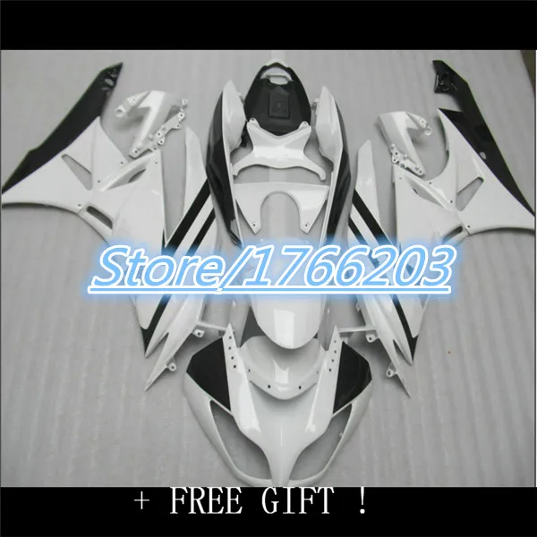 

Motorcycle parts for Kawasaki ZX6R fairing kits 2009 2010 2011 2012 white black Ninja fairings kit Ning