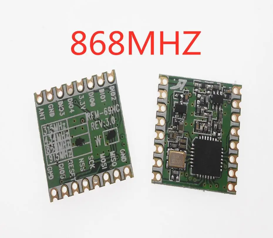 RFM69 RFM69HC RFM69HCW программируемый 433 МГц 868 МГц 915 МГц радиочастотный модуль приемопередатчика - Комплект: 868MHZ