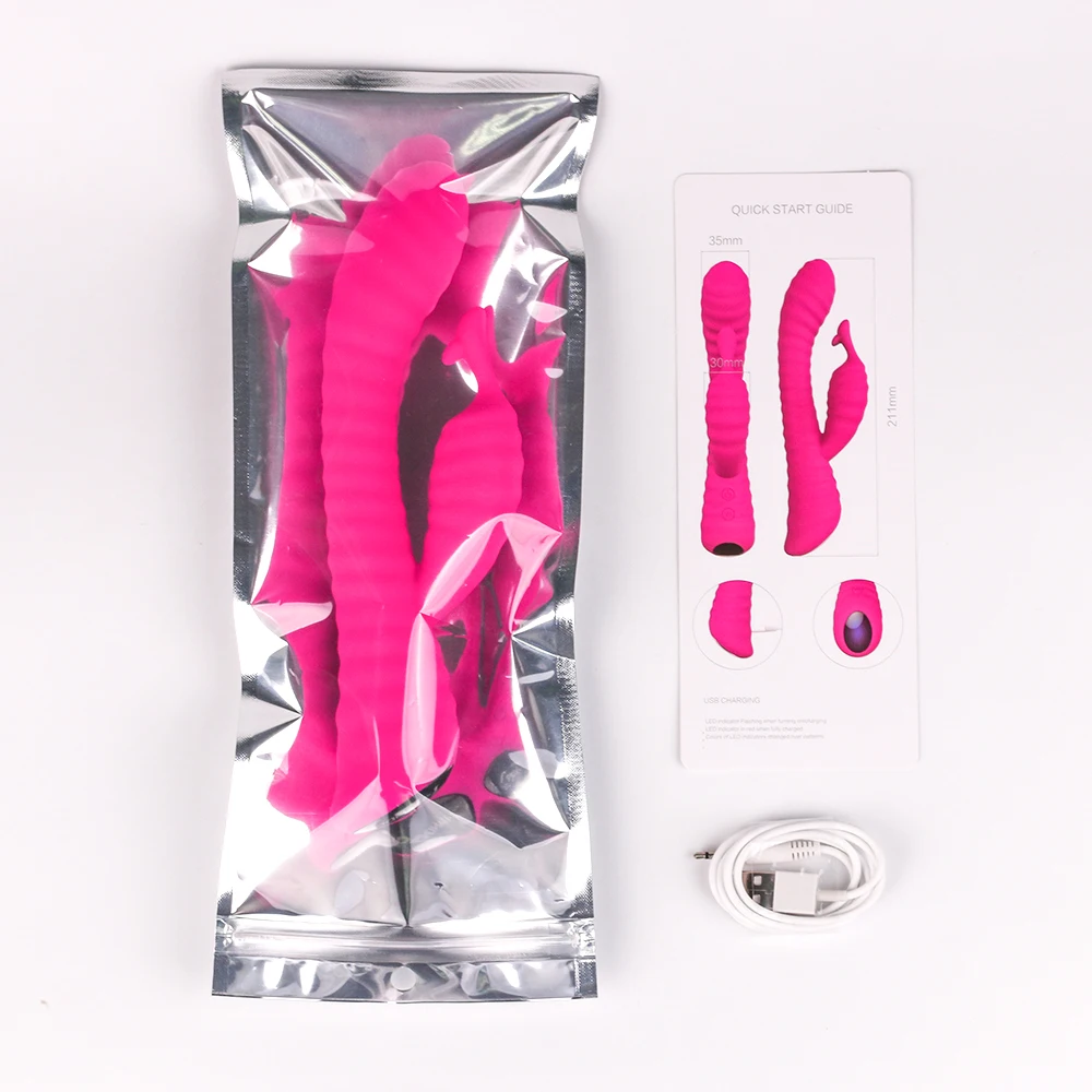 7 Speed of Vibrations Powerful Rabbit Vibrators for Women G Spot Massage Vagina and Clitoris Adult Sex Toys | Красота и здоровье