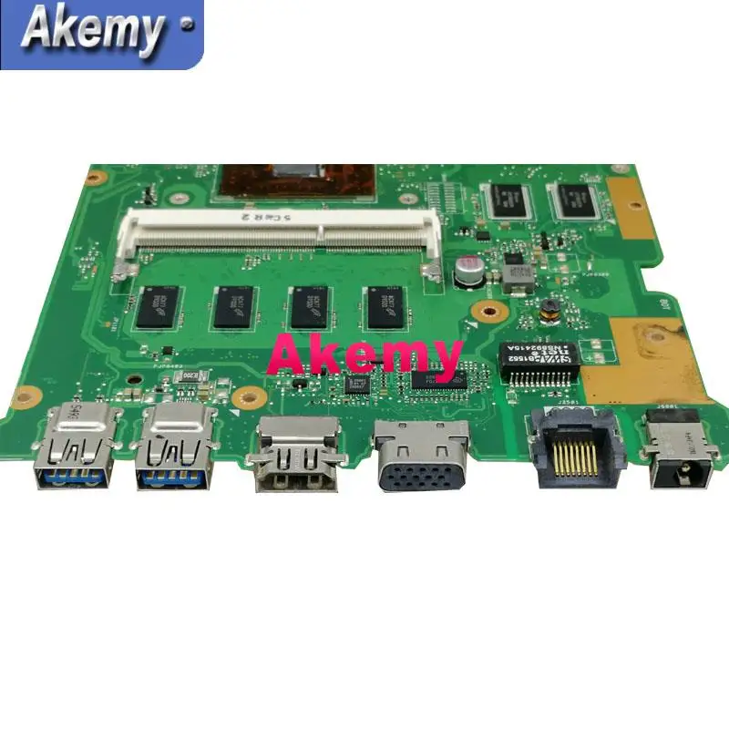 AK X555DG X555YI материнская плата для ноутбука For Asus X555Y X555D A10-7400P 4 Гб RAM Тест ОК |