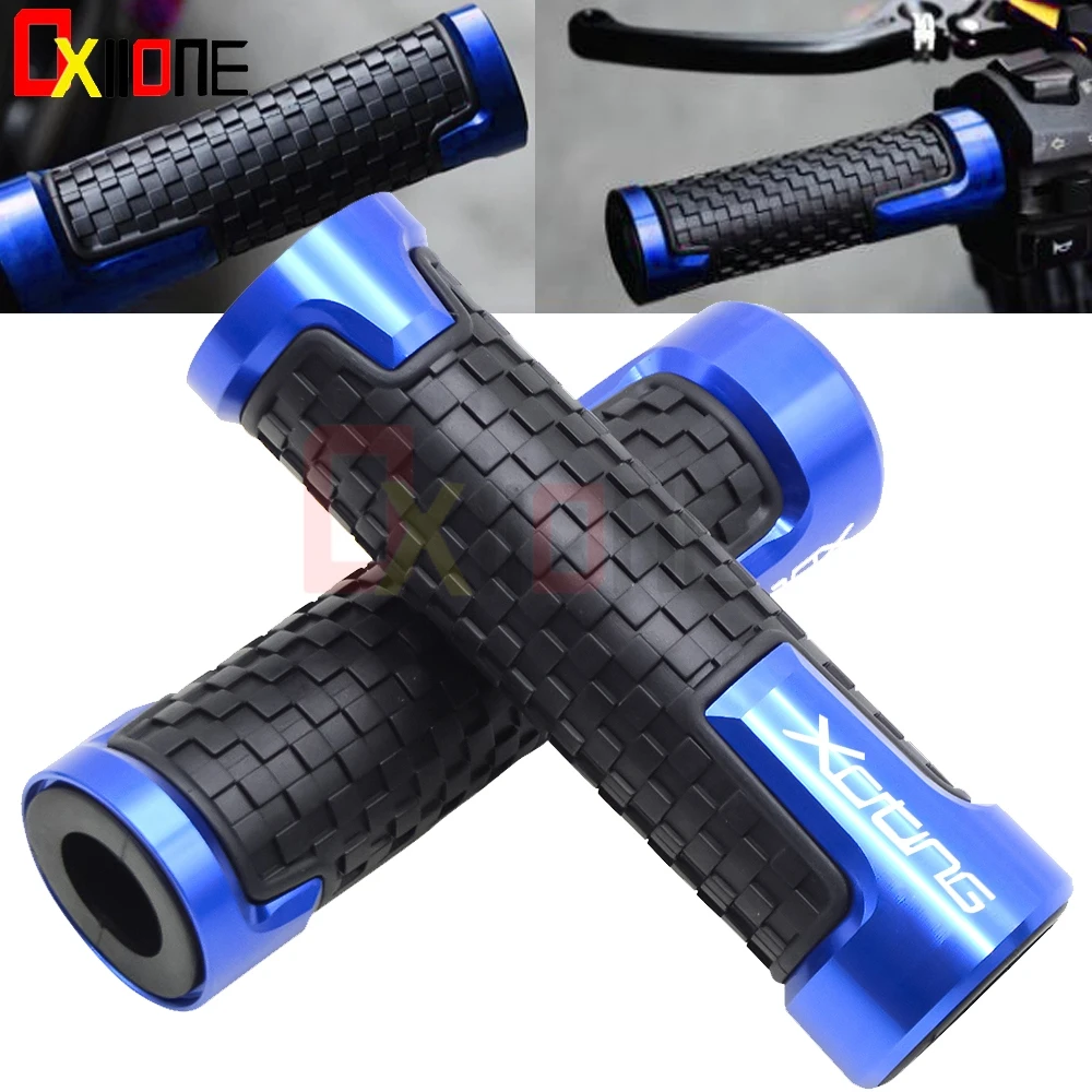 Алюминиевый 7/8 &quot22 мм резиновый руль для мотоцикла KYMCO XCITING 250 300 350 400 400S 500|Ручки
