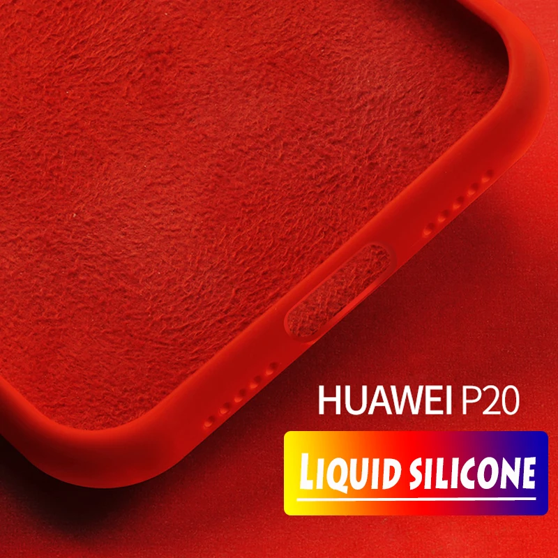 Защитная крышка для huawei P20 P30 P10 Plus PRO Чехол жидкий силикон PC SkinFeeling Honor 8 9 10 8X Lite