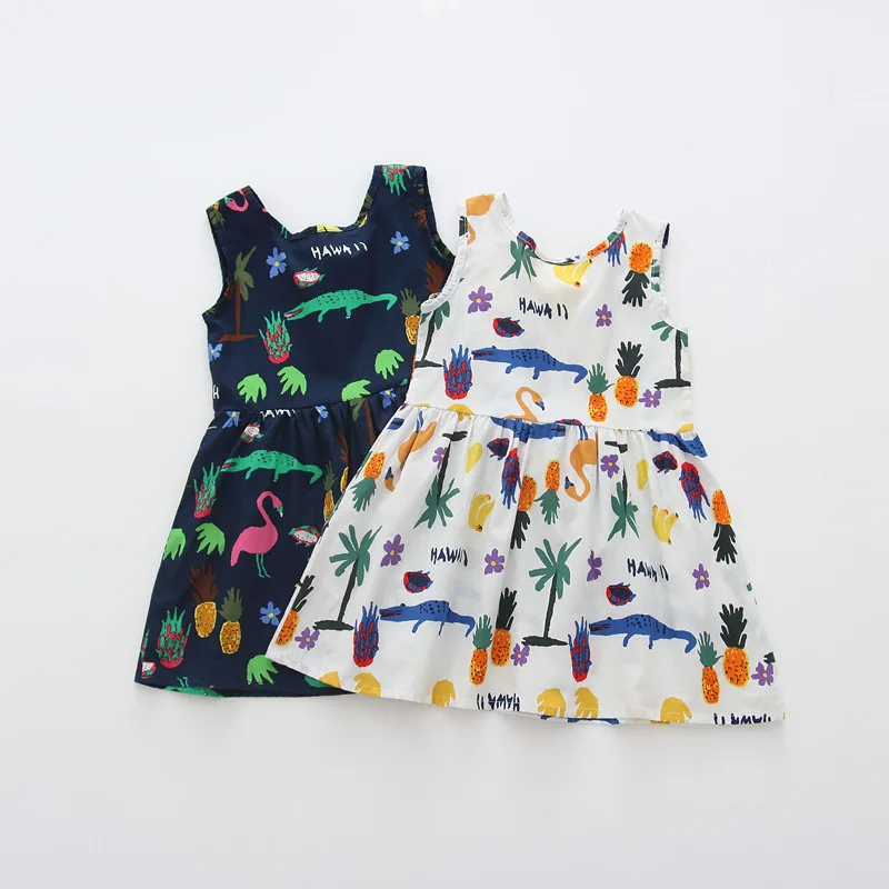 Детское хлопковое платье с рукавами для подростков Летняя одежда Vestidos Платье