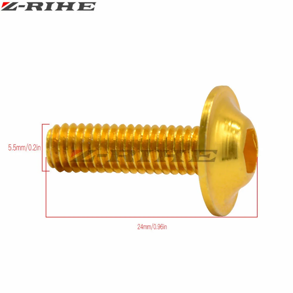 Универсальный Мотоцикл cnc алюминиевый обтекатель болт винт крепеж для KAWASAKI Z750 Z 750