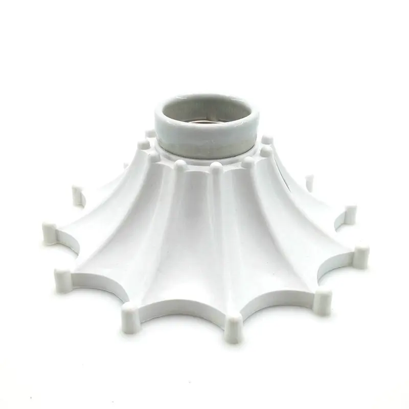 E27 базы светодио дный держатель лампы свет круглый пластиковые потолочные светильники лампы адаптер держатель лампы основания высокое качество