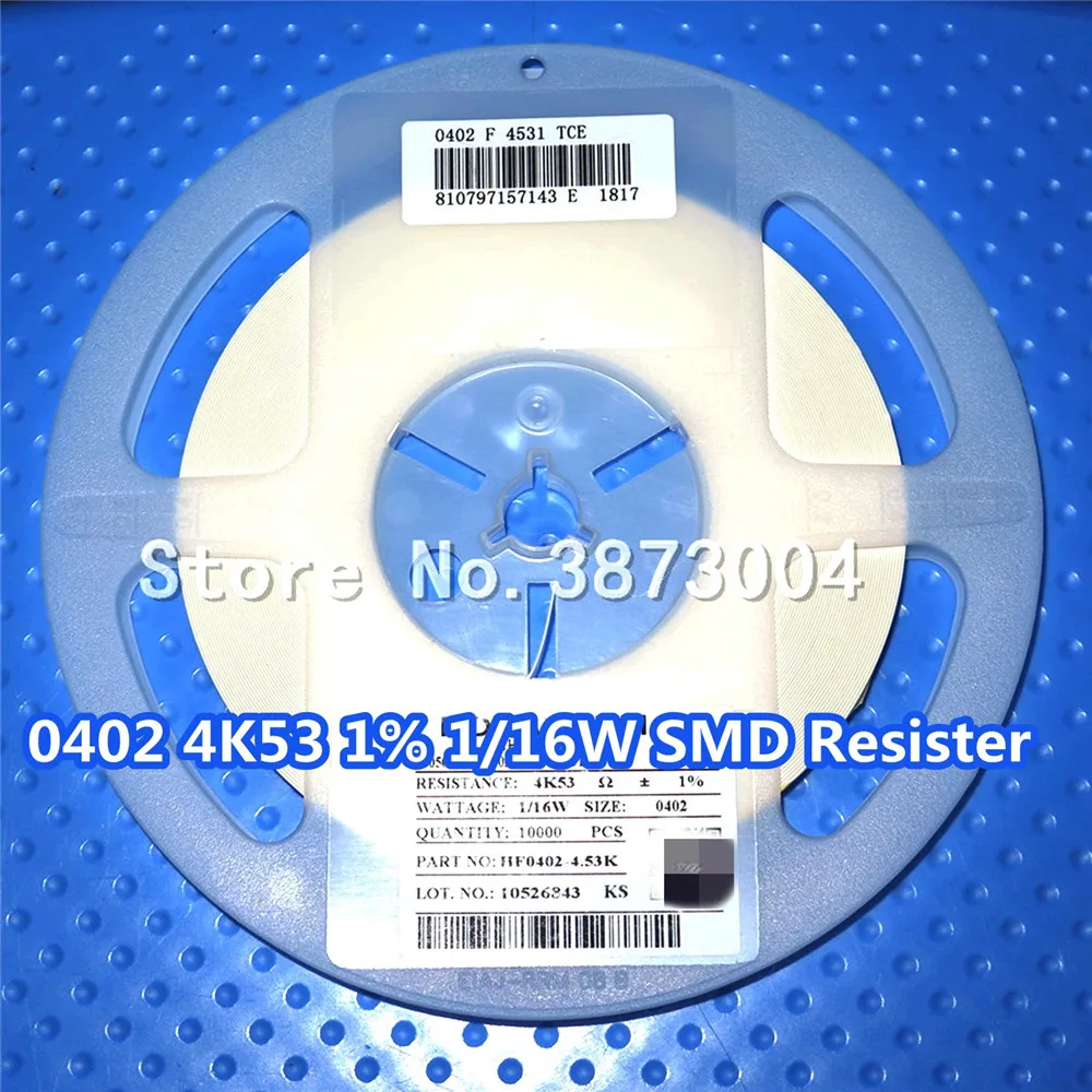 

10000 ШТ 0402 4,53 K 1% 1/16 Вт HF0402-4.53K Новый и оригинальный
