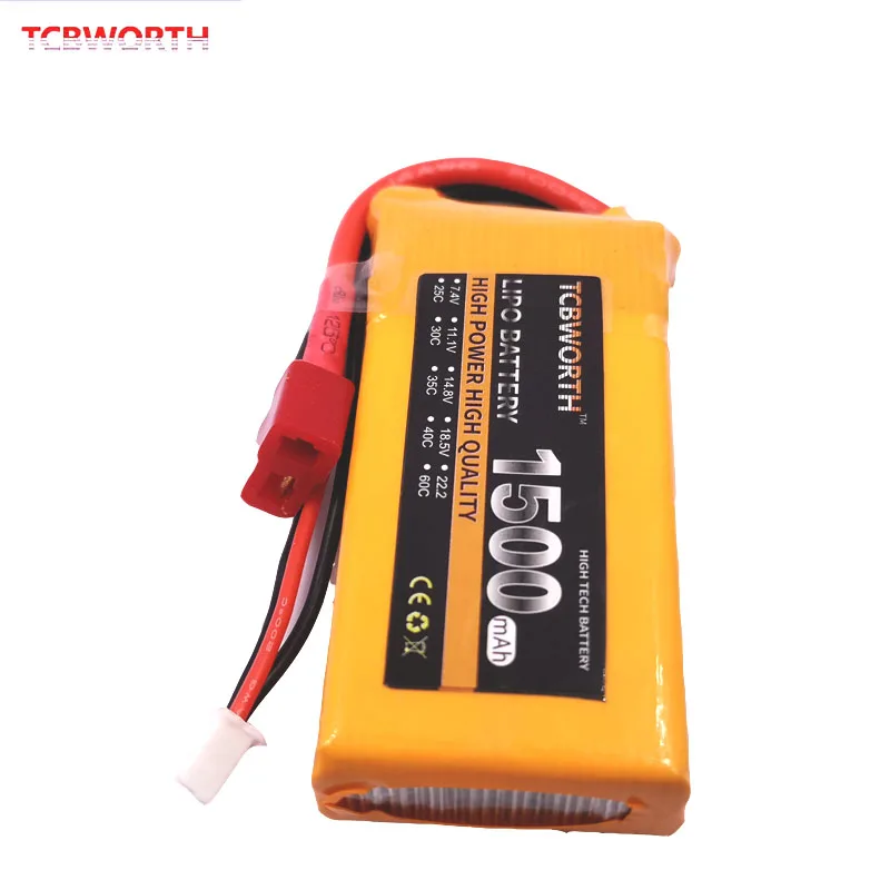 2 шт./упак. 2S 7 4 V 1500mAh 25C 35C RC Lipo батарея для дрона вертолет самолет автомобиль Лодка
