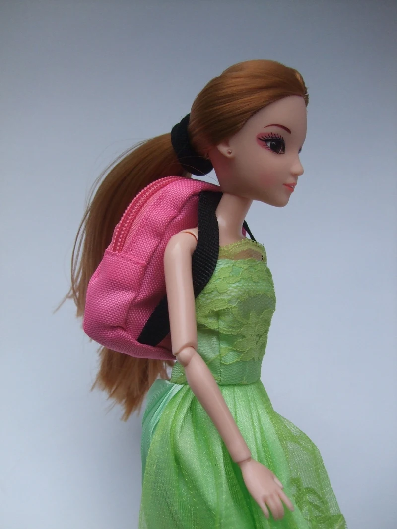 1 шт. сумка-рюкзак для куклы Барби для BJD 1/6 blyth Doll мини-сумка для монет