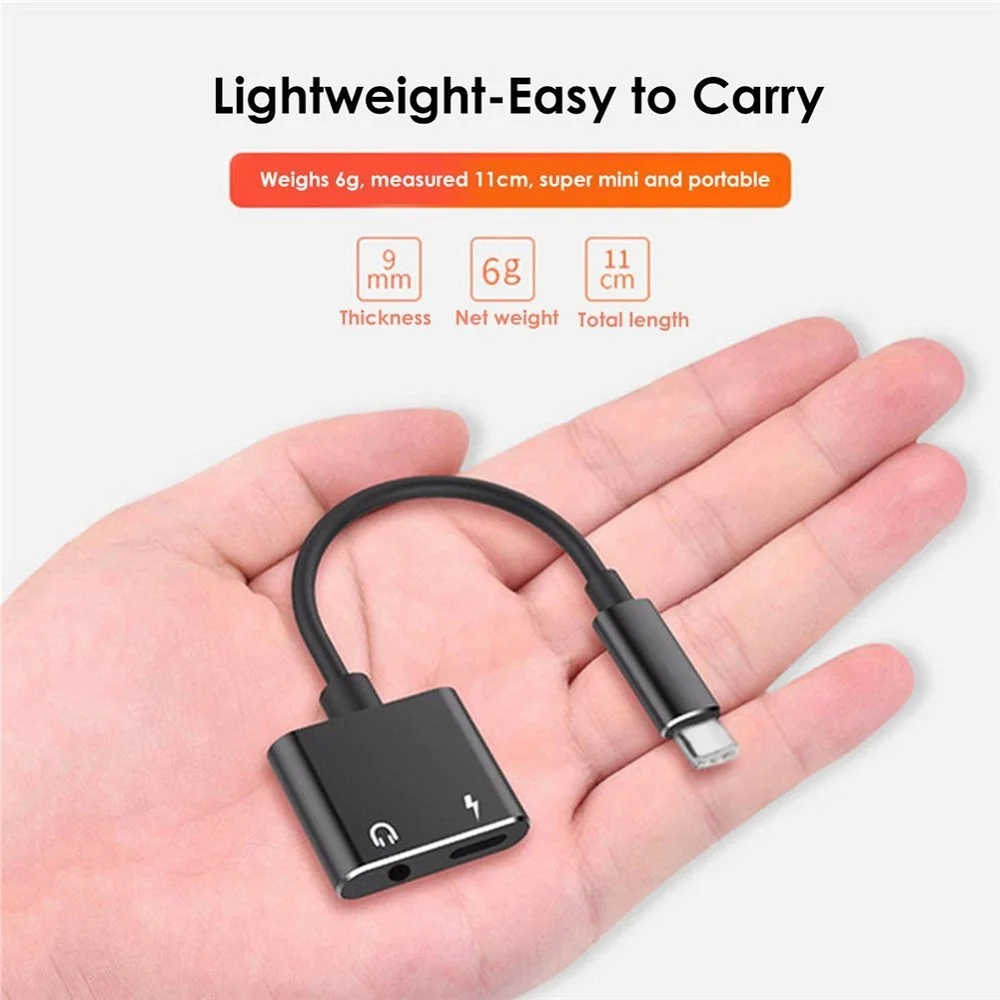 2 в 1 USB C адаптер тип c конвертер для зарядного устройства и поддержка 3 5 мм