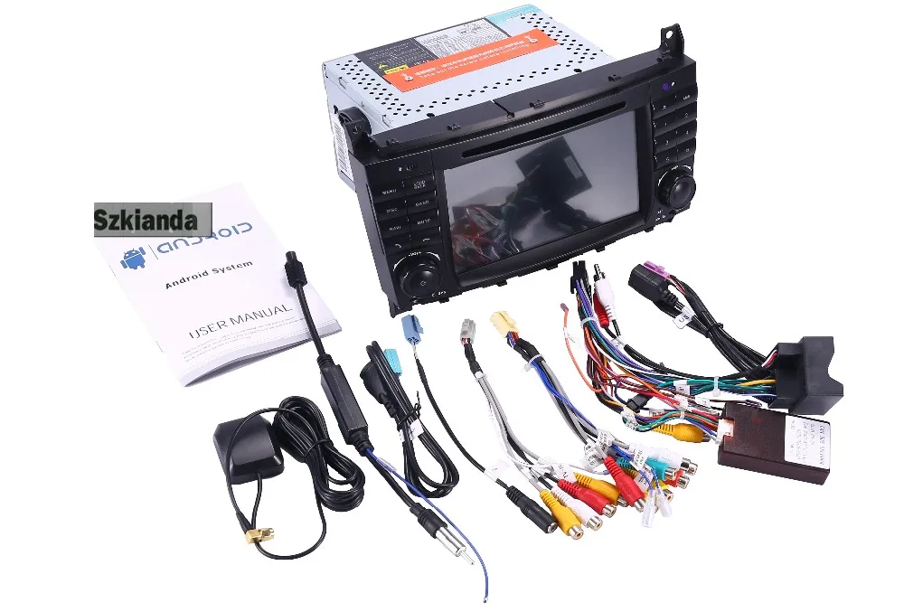 Android 9,0 автомобильный dvd-плеер для Mercedes Benz W203 W209 W219 a-класс A160 c-класс C180 C200 CLK200 C230 gps Радио стерео