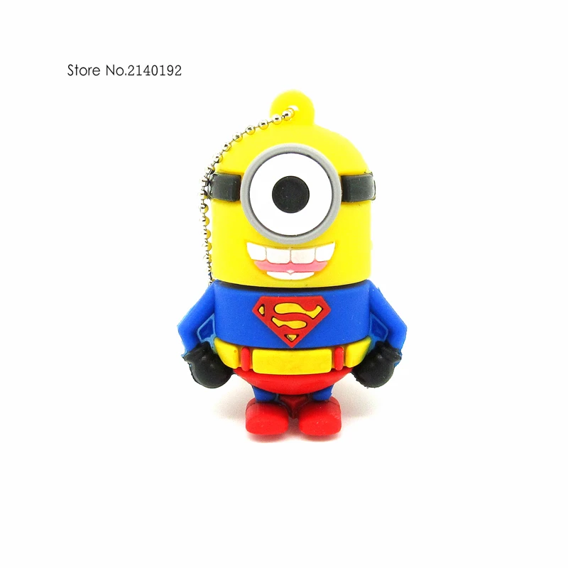 Usb флеш накопитель Super hero флешка с миньонами 32gb16гб 8 ГБ 4 Гб Суперменом Бэтменом