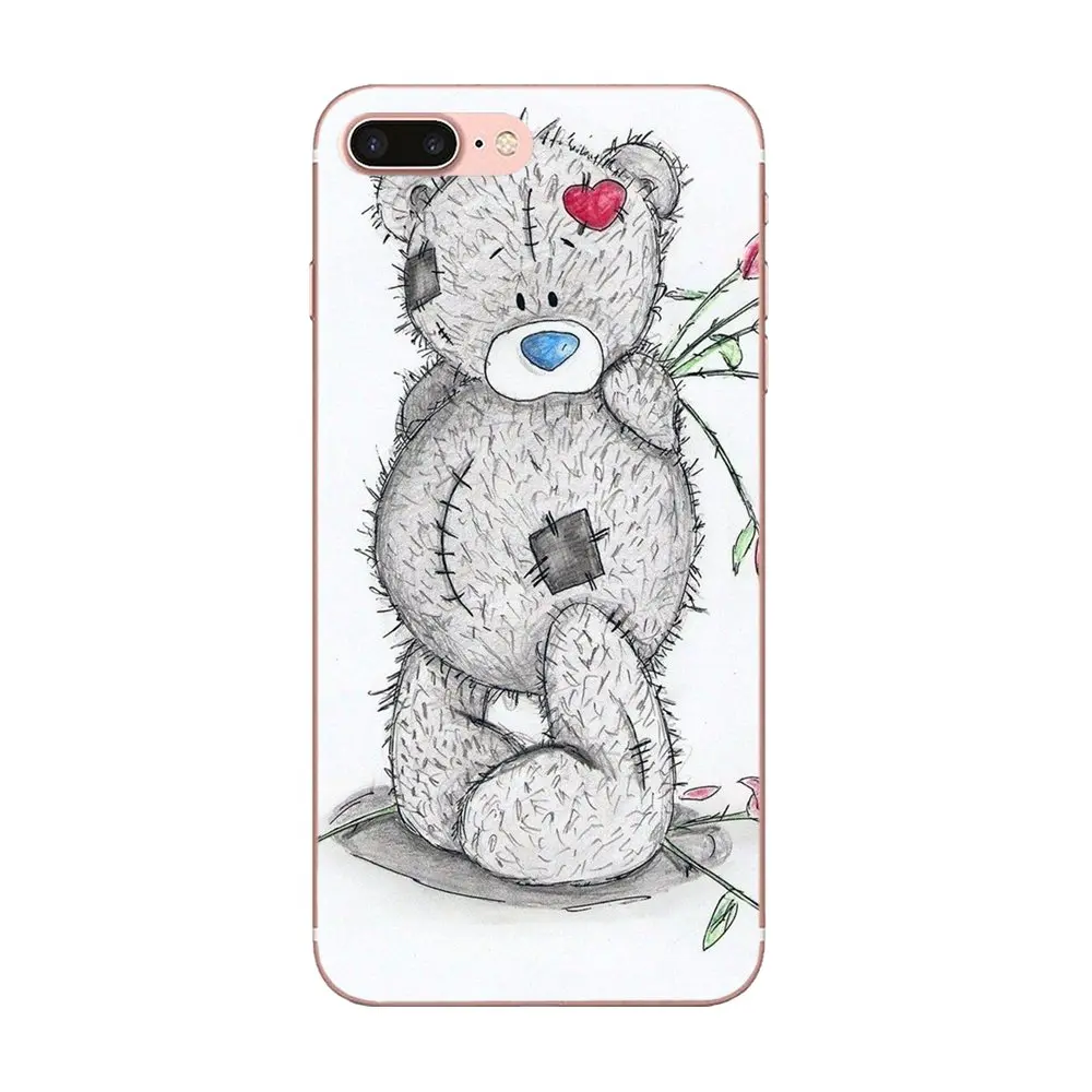 Soft Cases Capa Lovely Teddy Bear Mobile For Samsung Galaxy Note 5 8 9 S3 S4 S5 S6 S7 S8 S9 S10 mini Edge Plus Lite | Мобильные