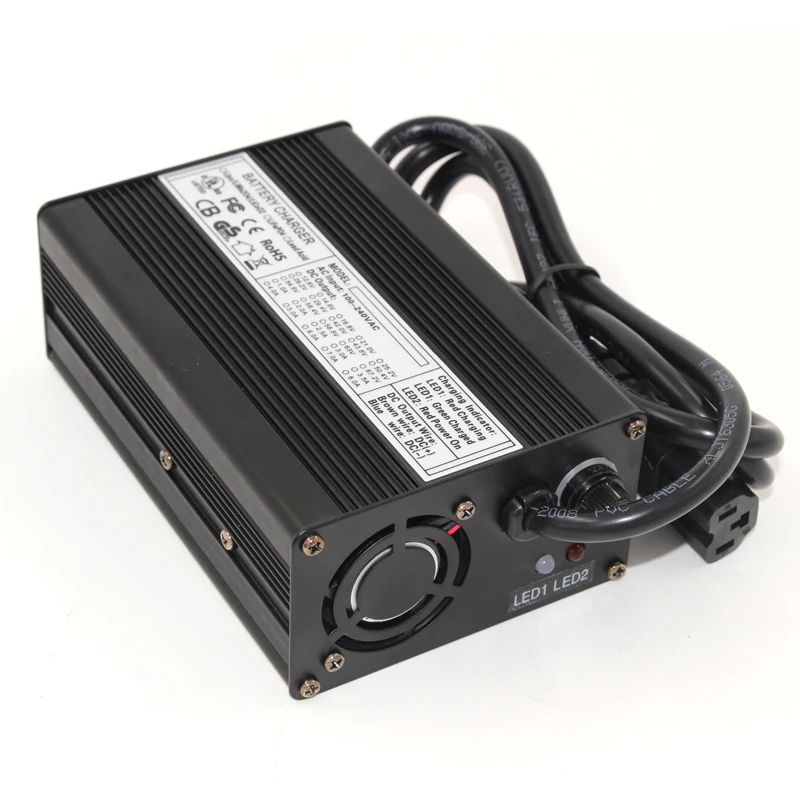 58 4v 3a lifepo4 battery charger 16s 48v lifepo4 battery charger aluminum free global shipping