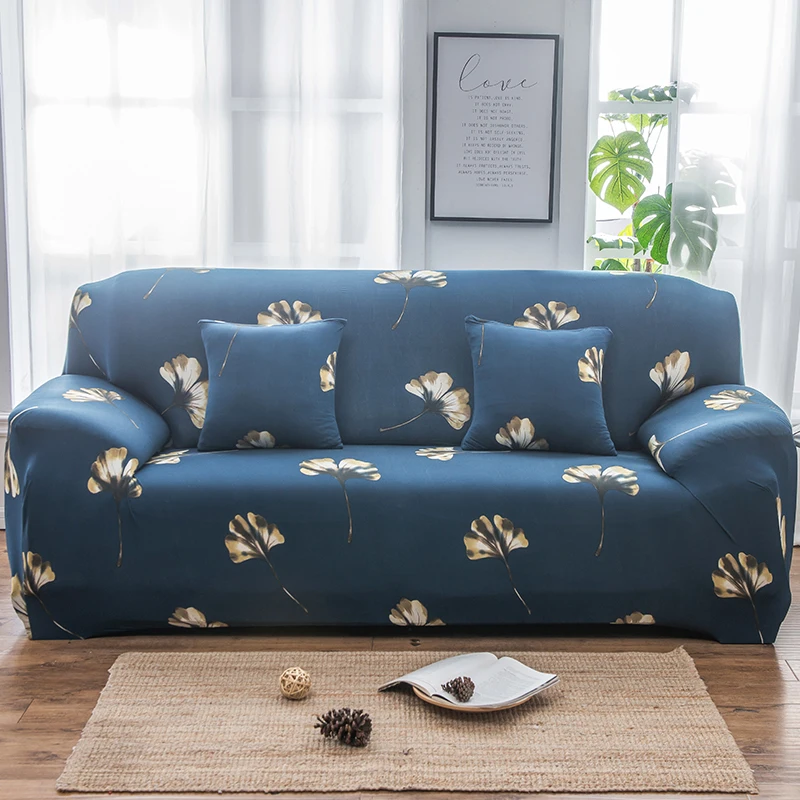 

FORT HOPE PLANT SERIES 100% POLYESTER PRINTED LIVING ROOM SOFA COUCHES TIGHTLY ALL INCLUSIVE WRAP 1/2/3/4 SEAT SOFA COVER