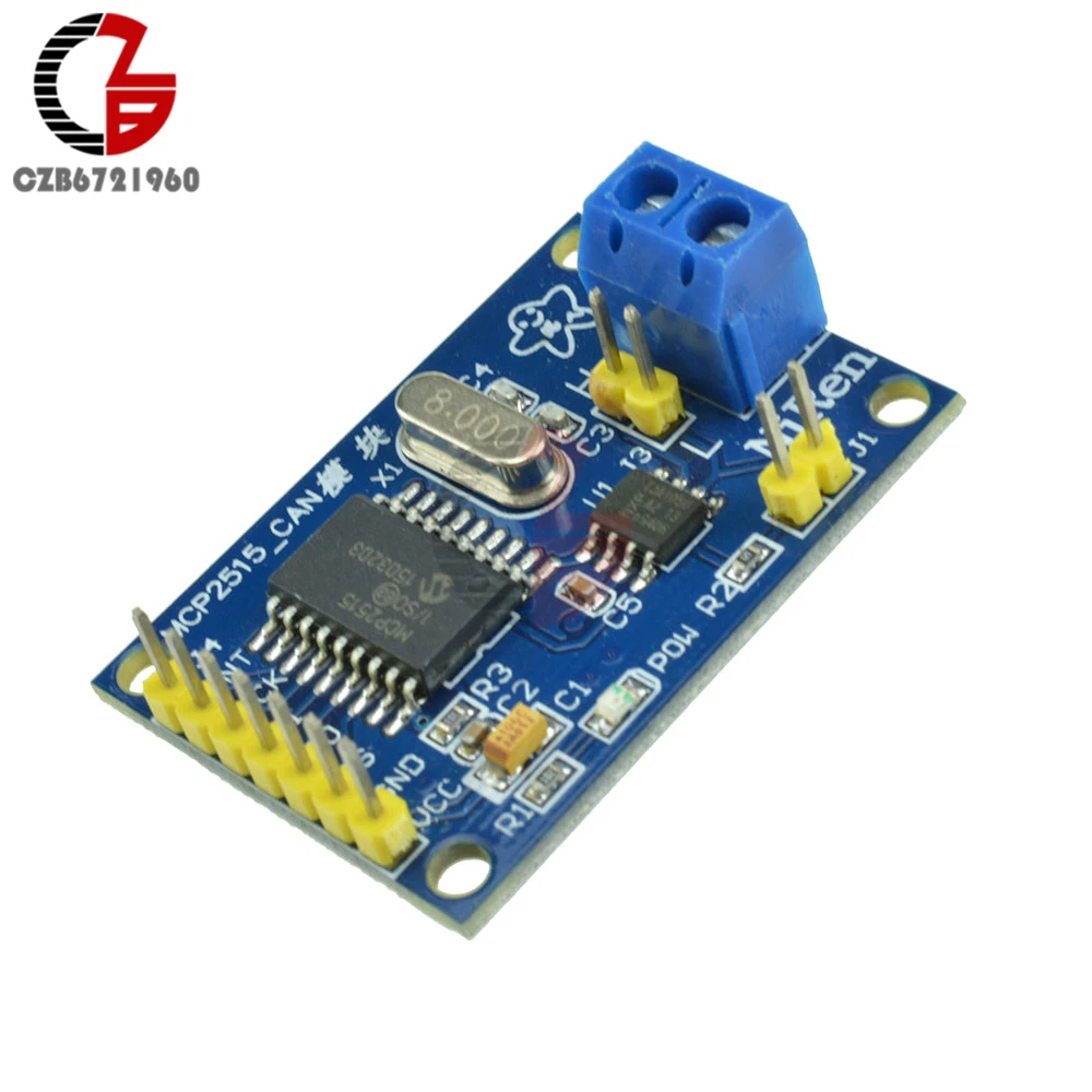 MCP2515 CAN Bus модуль TJA1050 приемник SPI для Arduino 51 MCU контроллер рычага DC 5 в интерфейс
