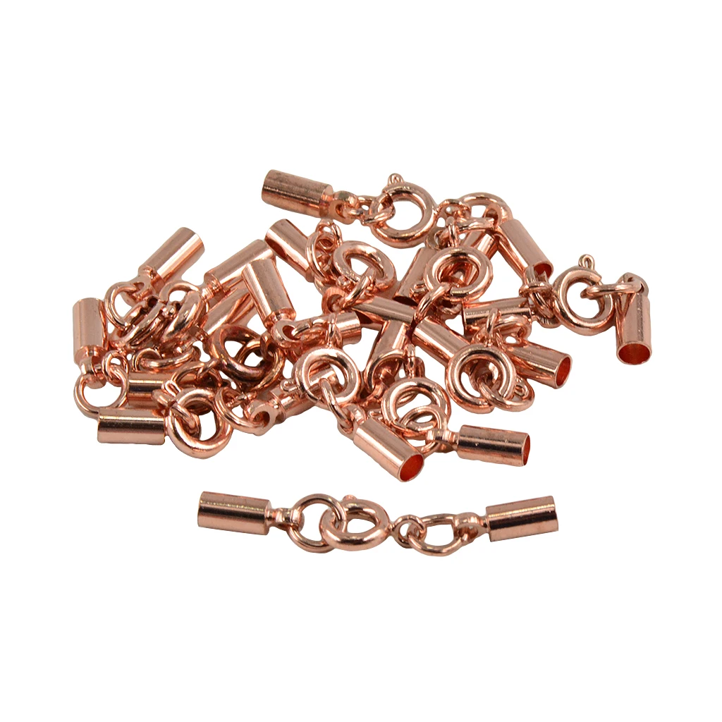 12 шт. круглые пружинные застежки и крючки из античной латуни обжимные трубчатые