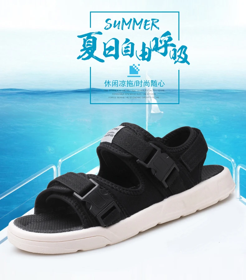 YRRFUOT Men's Casual Shoes Summer New Adult Outdoor Sandals Comfortable Non-slip Men Beach Shoes Original Breathable Slippers
