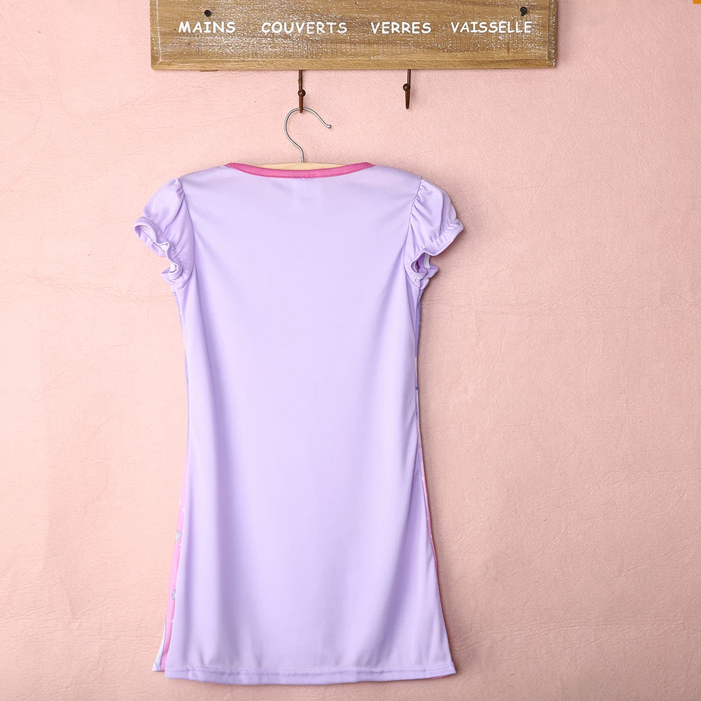 Hot Girls Dress Kids Baby Purple Sofia Princess Home Summer Casual short sleeve Nightdress 4-14Y | Детская одежда и обувь