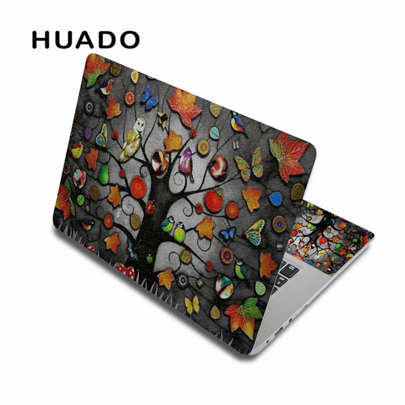 laptop skin 5 Дерево шаблон наклейки для блокнота защиты компьютера наклейки 13,3 1" 15" 15," 17" ноутбук кожи для macbook/lenovo/dell/hp/asus - Цвет: laptop skin 5