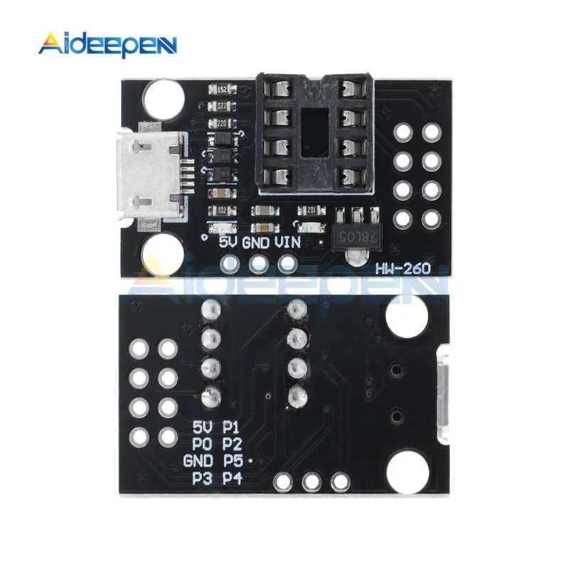Микро-usb LilyPad ATTINY85 модуль Board Development макетная плата для Arduino микроконтроллера низкой мощности
