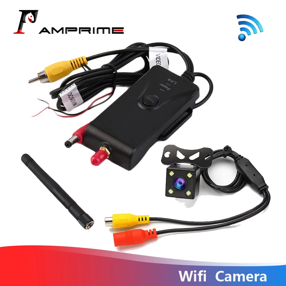 AMPrime 2 4G водонепроницаемый Wifi автомобильный обратный резервный передатчик камеры
