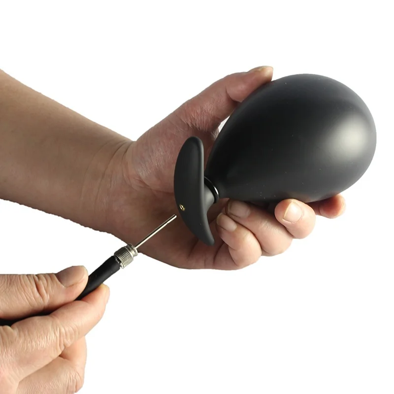 Huge Inflatable Butt Plug with Pump Big Expandable Large Anal Toys for Gay Men Adult Bdsm Play anal beads plug | Красота и здоровье