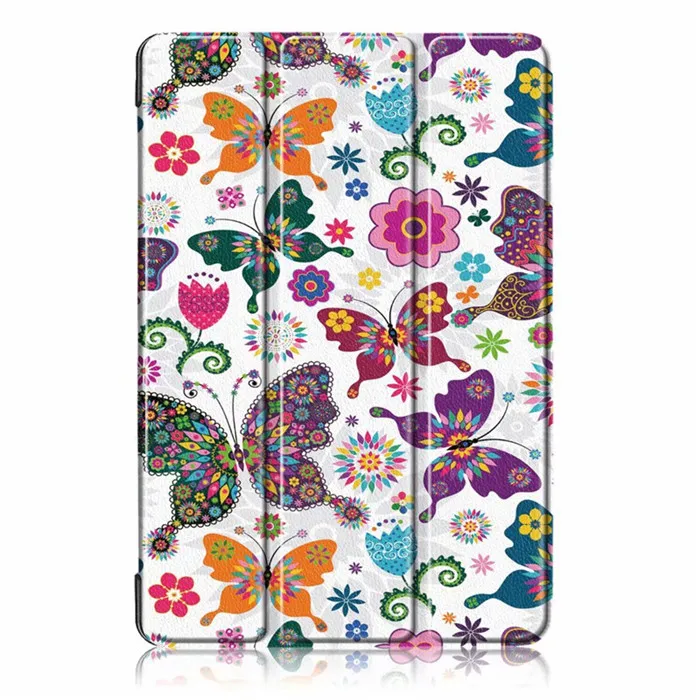 hu die Ультратонкий окрашенный защитный чехол для huawei MediaPad M5 Lite 10,1 BAH2-L09/W19 DL-AL09 планшет Магнитный чехол из искусственной кожи - Цвет: hu die