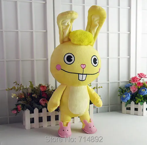Счастливое дерево друзья аниме плюшевые куклы HTF Cuddles Симпатичные игрушки 40 см
