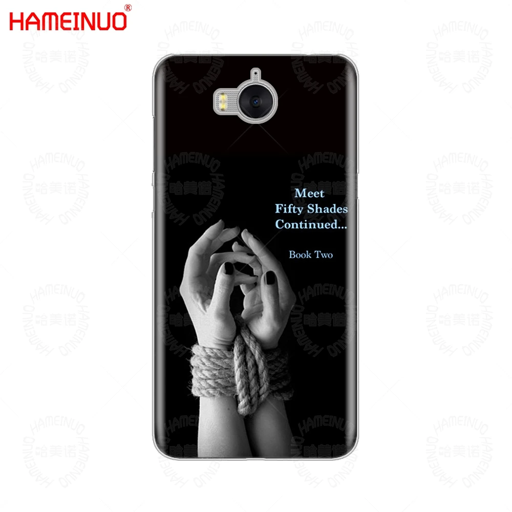 HAMEINUO пятьдесят темные оттенки сотового телефона чехол для huawei honor 3C 4X 4C 5C 5X 6 7 Y3 Y6 Y5