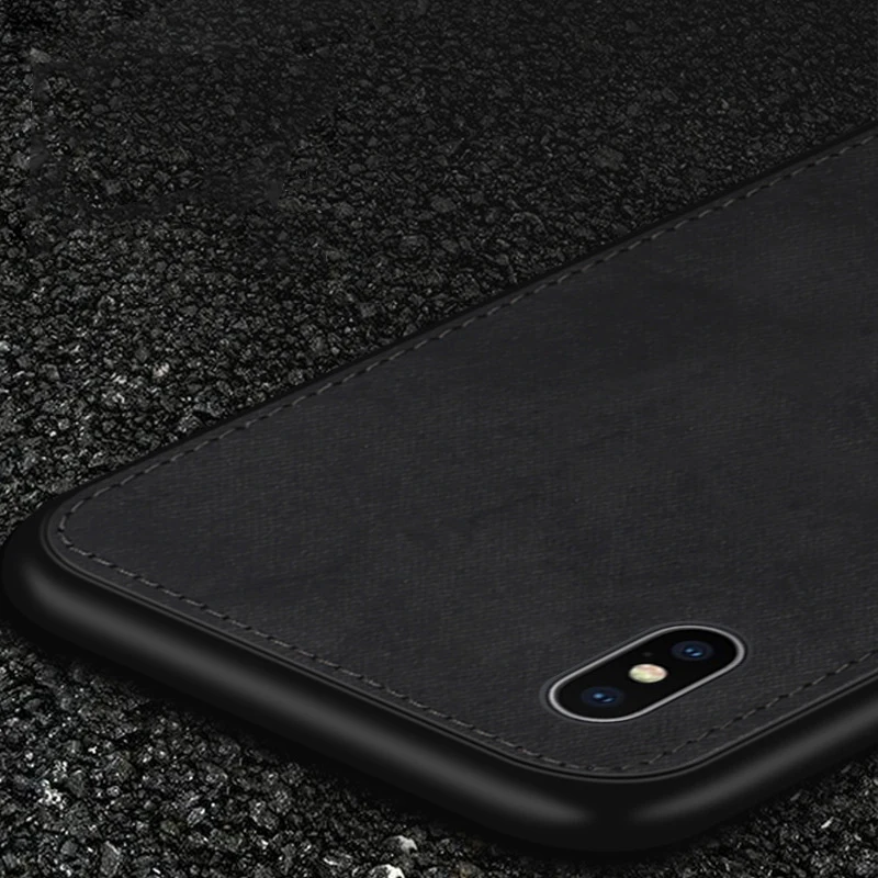 Luxury Magnetic Fabric Cloth Soft Silicone Case For iPhone XS Max XR X 7 8 Plus 6 6s Ultra-thin Texture Phone Cases Cover |