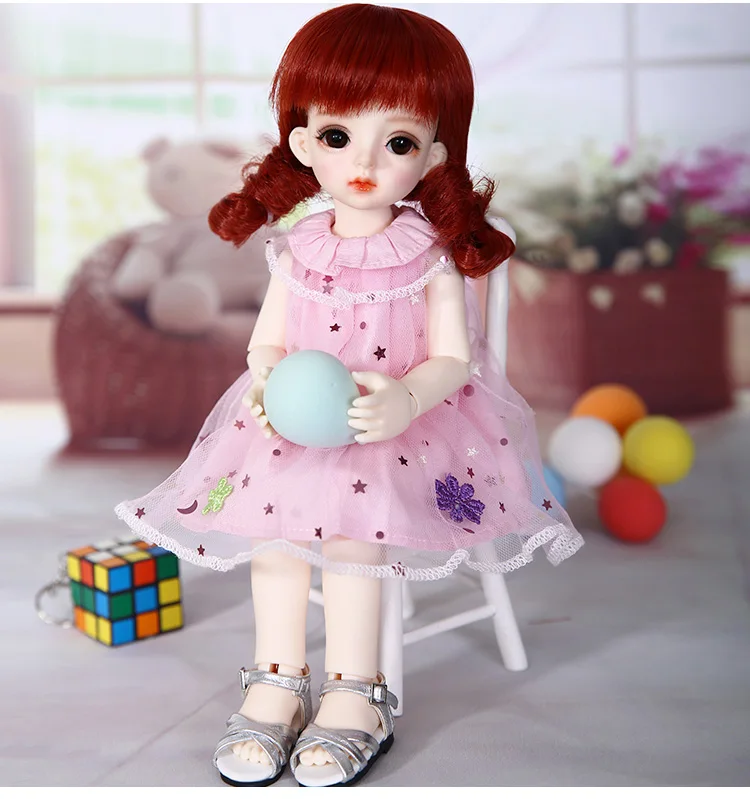1/6 имбирь Miadoll BJD SD куклы YOSD модель тела детский полный набор с волосами Одежда Обувь Аксессуары шарнирная кукла