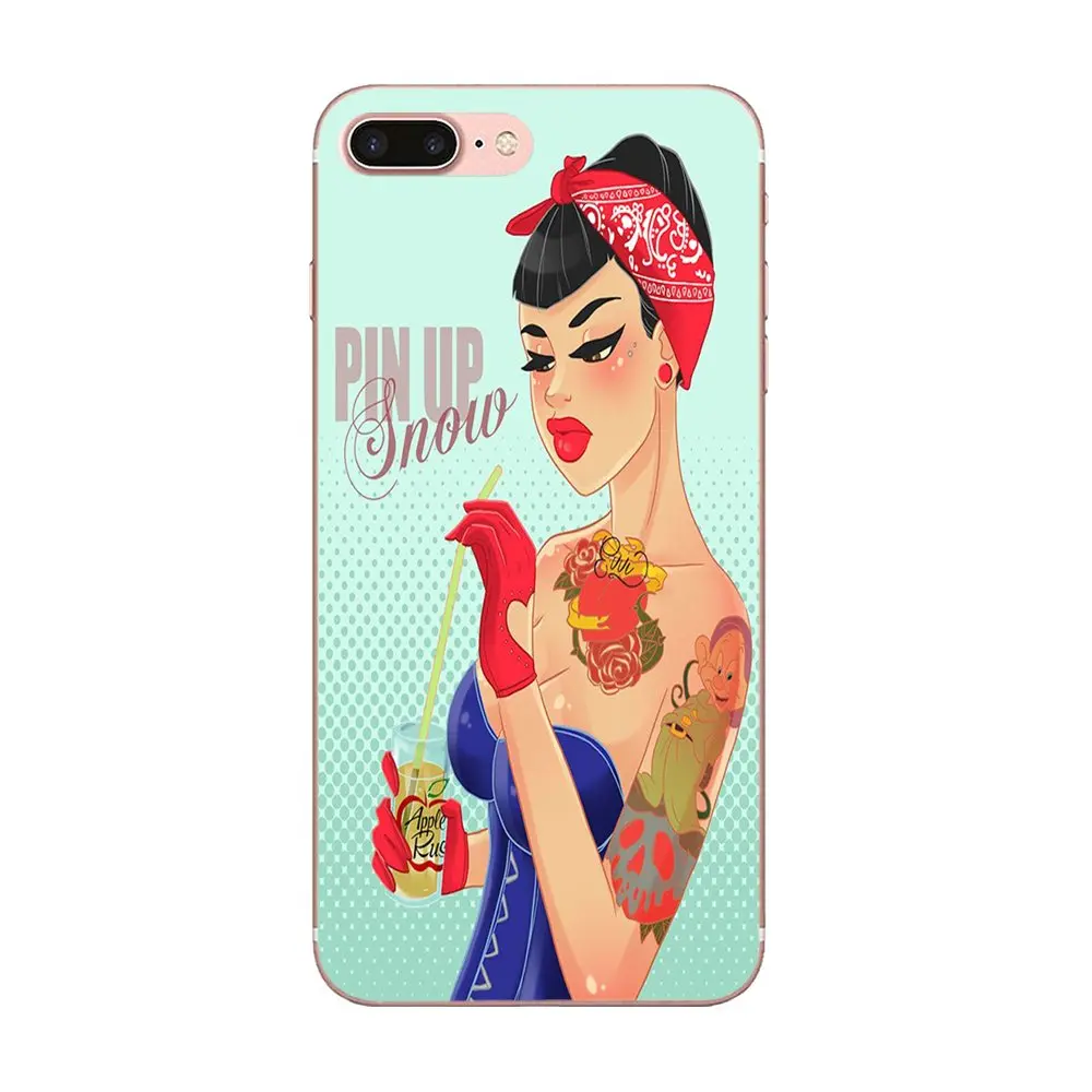 Панк Белоснежка очки модная одежда для девочек с цветочным рисунком Galaxy Alpha Core Note