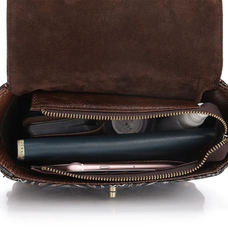 Женские дизайнерские сумки из натуральной кожи Baoersen элегантная наплечная