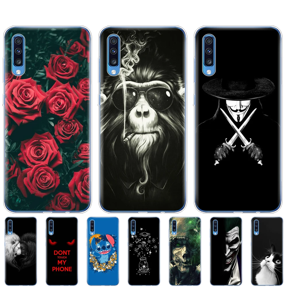 Для samsung A70 чехол Мягкий ТПУ силиконовый чехол для телефона для samsung Galaxy A70 чехол Coque Capa A 70 A705 A705F бампер прозрачный