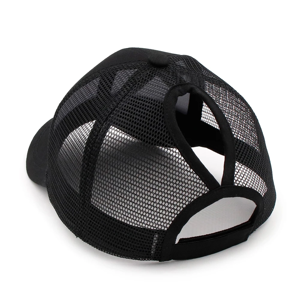 Новинка 2019 бейсболка для конского хвоста Женская снепбек в пучок летние сетчатые