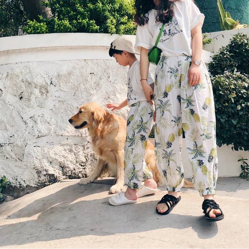 Bear Leader Mother Daughter Matching Clothes Pants Comfort Lanterns mosquito-proof pants mother and daughter clothes | Мать и ребенок