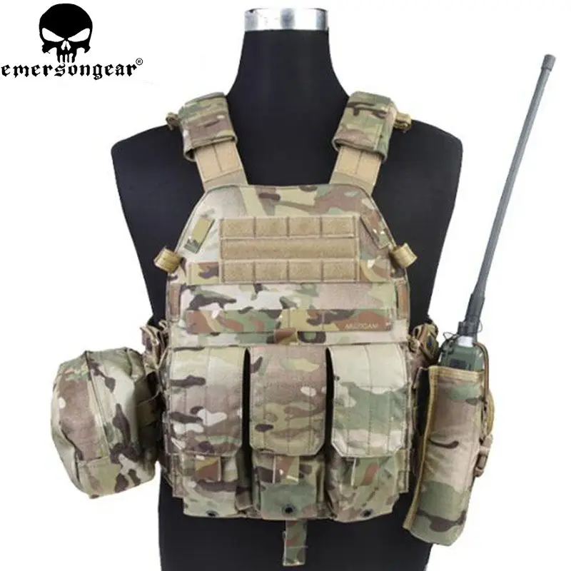 Emerson gear LBT6094A стильный тактический жилет с 3 карманами Охота страйкбол военная