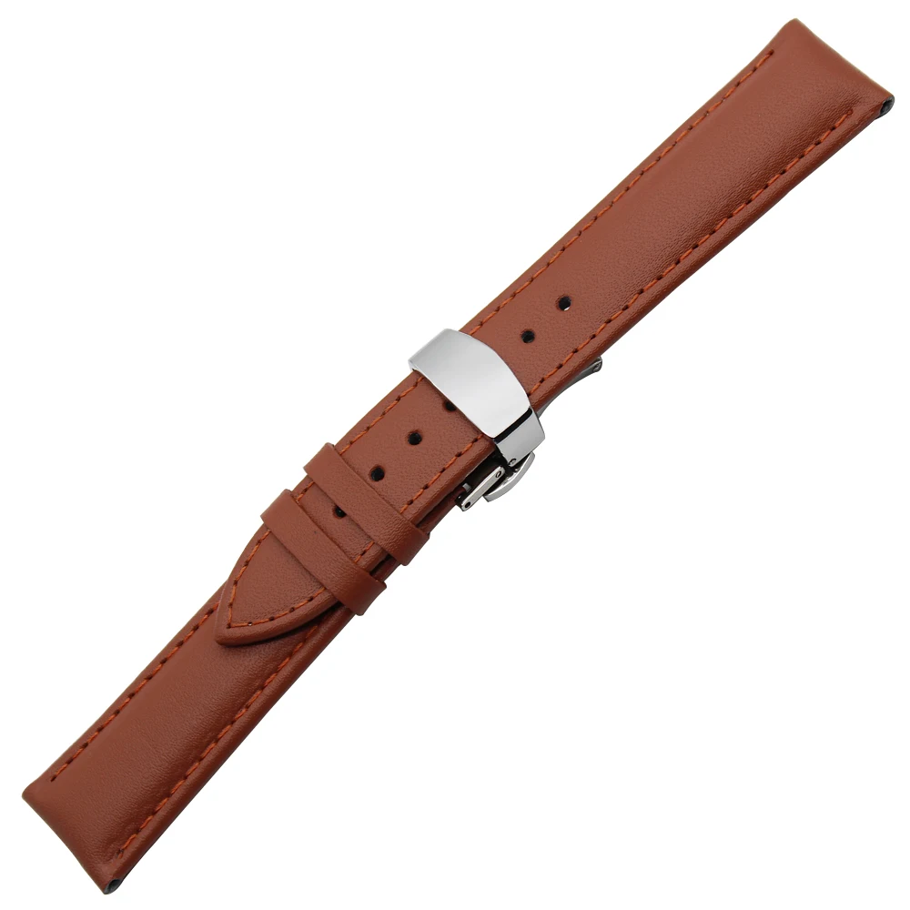 22 мм ремешок для часов из натуральной кожи Asus ZenWatch 1 2 мужчин WI500Q WI501Q Бабочка