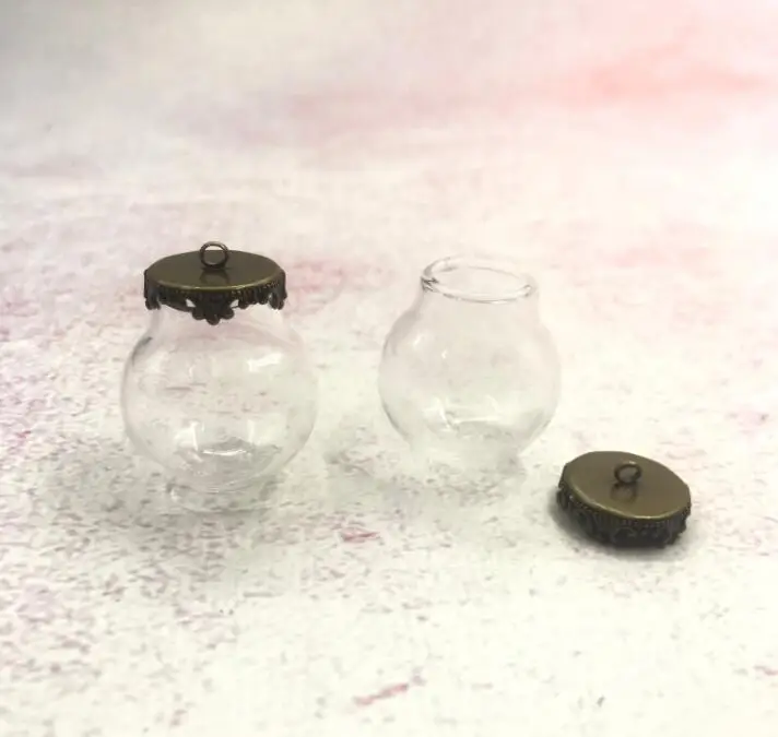 Круглое Стеклянное Ожерелье 5 шт./лот 25x15 мм круглые стеклянные шарики