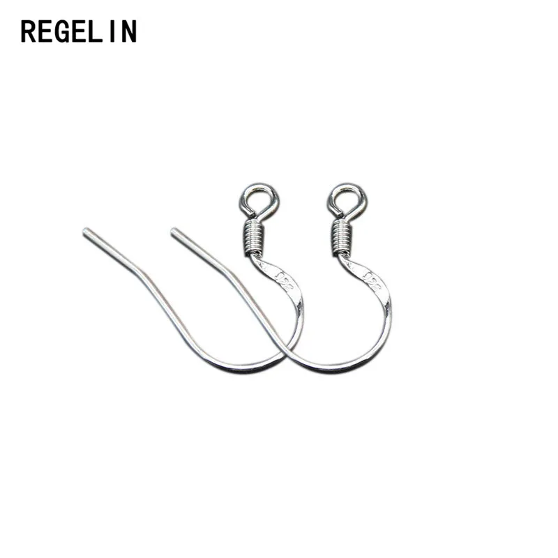 Серьги Крючки REGELIN сережки из серебра 925 пробы 10 шт. 15x18 мм|jewelry hook|hook jewelrysilver ear hooks |