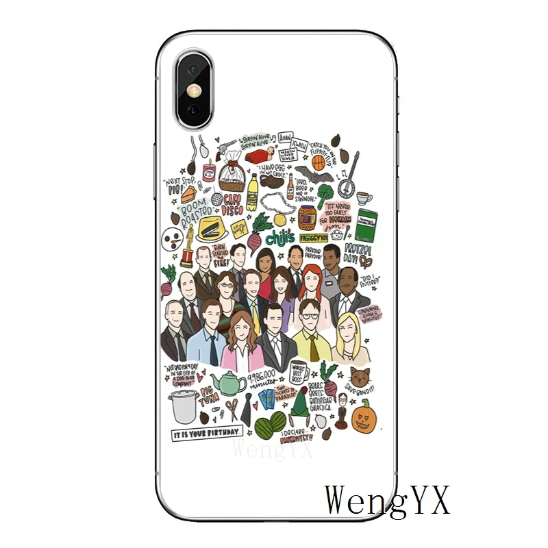 ТВ офис cast meme Майкл Скотт для samsung Galaxy S10 S9 S8 S7 S6 edge Plus Lite S5 S4 mini Note 9 8 5 4 Мягкий чехол для телефона - Цвет: Michael-Scott-A-01