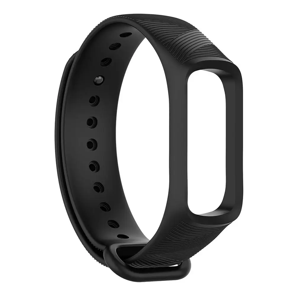 Силиконовый ремешок для часов спортивный сменный ремешок для samsung Galaxy Fit-e R375 смарт-ремешок регулируемый браслет - Цвет: Black