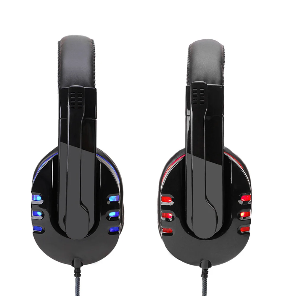 Проводные компьютерные игровые наушники SY733MV игровая гарнитура с микрофоном AUX +